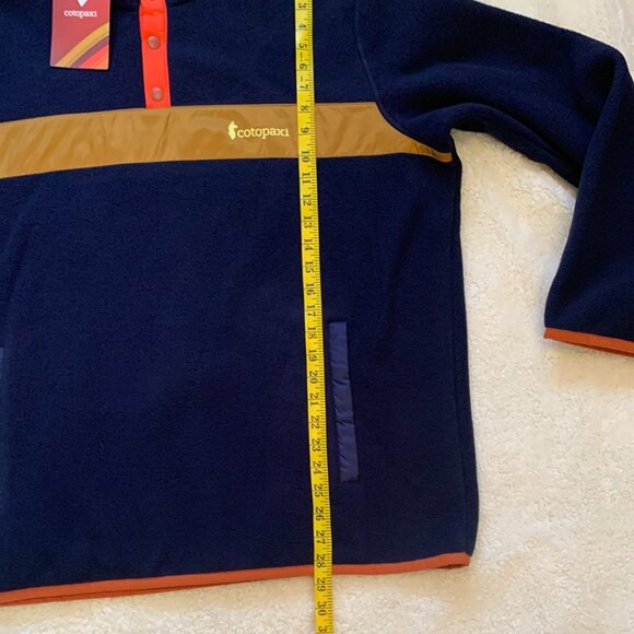 Cotopaxi Teca Fleese Pullover Men's XL Campfire Sweater Kangaroo Pocket NWT - Picture 4 of 8
